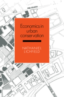 Image for Economics in Urban Conservation