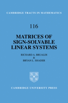 Matrices of Sign-Solvable Linear Systems