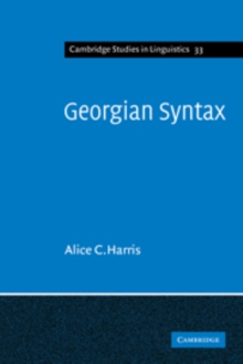 Image for Georgian Syntax : A Study in Relational Grammar