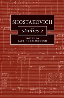 Image for Shostakovich studies 2