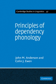 Image for Principles of Dependency Phonology