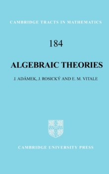 Image for Algebraic theories  : a categorical introduction to general algebra