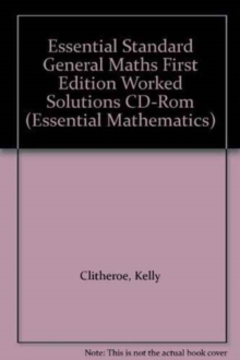 Image for Essential Standard General Maths First Edition Worked Solutions CD-Rom