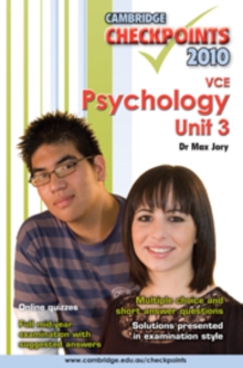 Image for Cambridge Checkpoints VCE Psychology Unit 3 2010