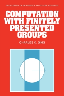 Image for Computation with finitely presented groups