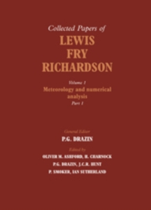 Collected Papers of Lewis Fry Richardson 2 Part Paperback Set