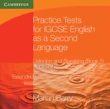 Image for Practice Tests for IGCSE English as a Second Language: Listening and Speaking, Extended Level Audio CDs (2) (accompanies BK 1)