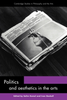 Image for Politics and Aesthetics in the Arts
