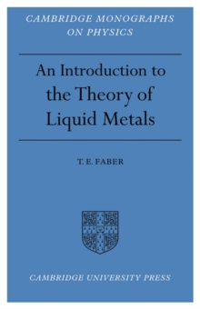 Introduction to the Theory of Liquid Metals
