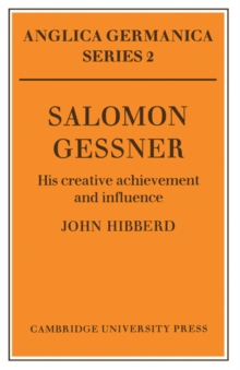 Image for Salomon Gessner: His Creative Achievement and Influence