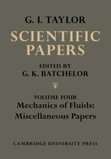 Scientific Papers of Sir Geoffrey Ingram Taylor