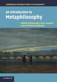 Image for An introduction to metaphilosophy