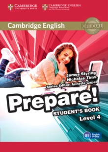 Image for Cambridge English prepare!Level 4,: Student's book