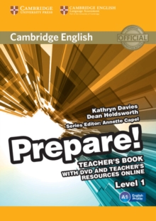 Image for Cambridge English Prepare! Level 1 Teacher's Book with DVD and Teacher's Resources Online