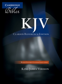 Image for KJV Clarion Reference Bible, Black Edge-lined Goatskin Leather, KJ486:XE Black Goatskin Leather
