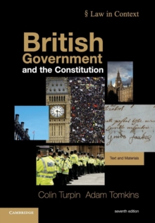 Image for British government and the constitution  : text and materials