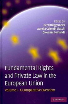 Image for Fundamental Rights and Private Law in the European Union 2 Volume Set