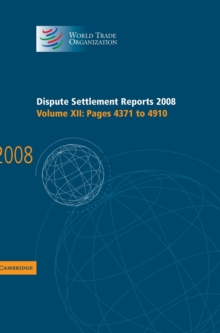 Dispute Settlement Reports 2008: Volume 12, Pages 4371-4910