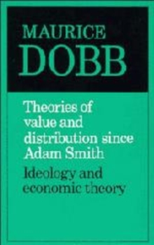 Image for Theories of Value and Distribution since Adam Smith