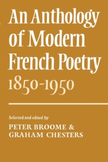 Anthology of Modern French Poetry (1850-1950)