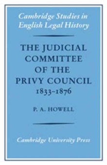 Judicial Committee of the Privy Council 1833-1876