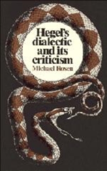 Image for Hegel's Dialectic and its Criticism