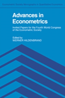 Image for Advances in Econometrics