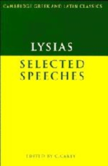 Image for Lysias: Selected Speeches