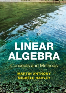 Image for Linear algebra  : concepts and methods