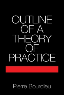 Image for Outline of a theory of practice