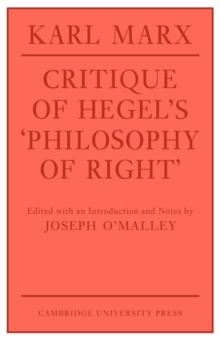 Critique of Hegel’s ‘Philosophy Of Right’