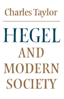 Image for Hegel and Modern Society