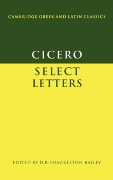 Image for Cicero: Select Letters