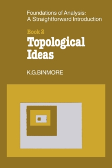 Foundations of Topological Analysis: A Straightforward Introduction