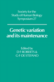 Genetic Variation and its Maintenance