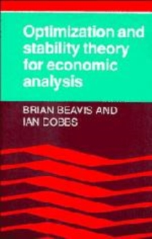 Optimisation and Stability Theory for Economic Analysis