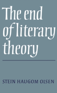 End of Literary Theory