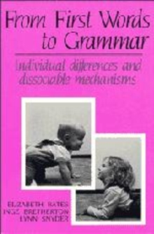 From First Words to Grammar