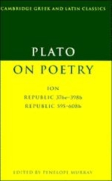 Image for Plato on poetry