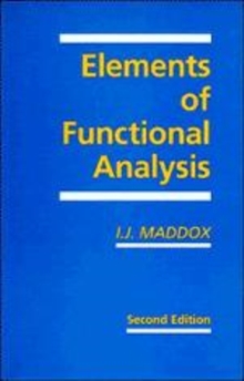 Elements of Functional Analysis