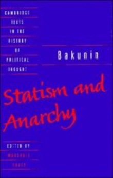 Image for Bakunin: Statism and Anarchy
