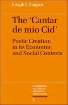 Image for The Cantar de mio Cid