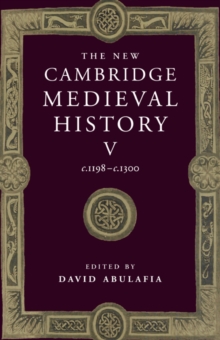 Image for The new Cambridge medieval historyVol. 5,: c.1198-c.1300