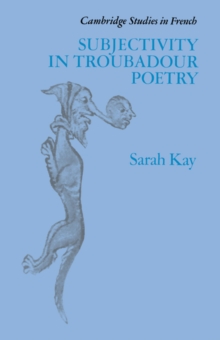 Subjectivity in Troubadour Poetry