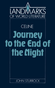 Image for Celine: Journey to the End of the Night