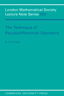 Technique of Pseudodifferential Operators