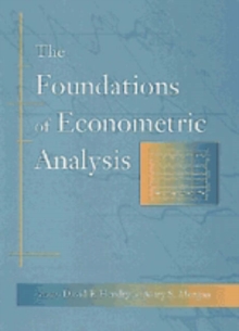 Image for The Foundations of Econometric Analysis