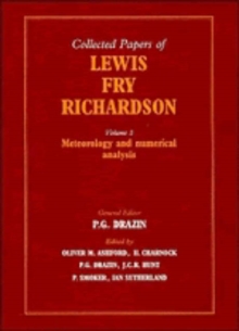 Image for The Collected Papers of Lewis Fry Richardson: Volume 1