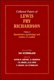 Image for The Collected Papers of Lewis Fry Richardson: Volume 2