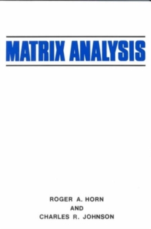 Image for Matrix Analysis